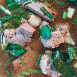 ต้มแซ่บหมู + ตับ