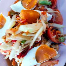 ตำไทยไข่เค็ม