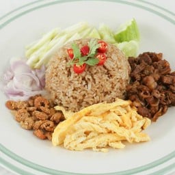 ข้าวผัดกะปิทรงเครื่อง.