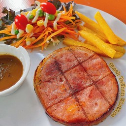 สเต็กแฮมรมควัน