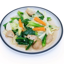 ผัดผักรวมไม่ใส่เนื้อสัตว์