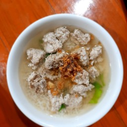 ข้าวต้มอกไก่สับ