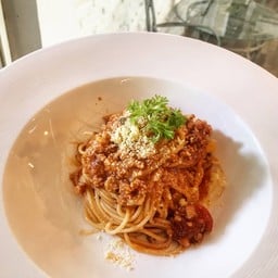 สปาเกตตีหมูซอสแดง