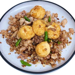 ไก่เต้าหู้คั่วพริก