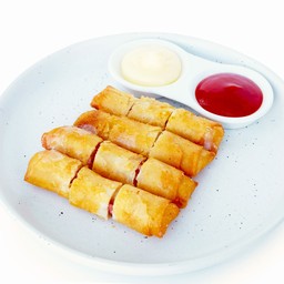 เปาะเปี๊ยแฮมชีส (4ชิ้น)