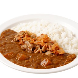 ข้าวแกงกะหรี่หมูกิมจิ