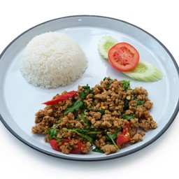 ข้าวกะเพราหมู