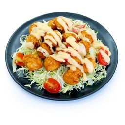 ไก่ทอดครีมสลัดลาบ