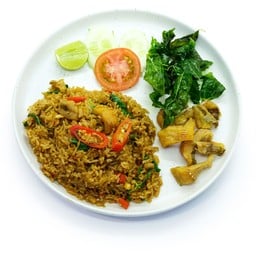 ข้าวผัดกะเพราปลาสลิด