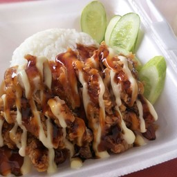 ข้าวไก่ทอดซอสเทริยากิ