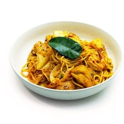 สปาเก็ตตี้ครีมต้มยำทะเล