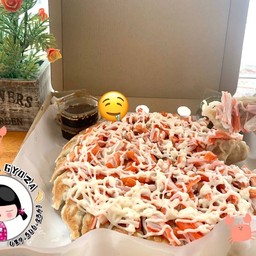 เกี๊ยวซ่า ถาดใหญ่ 30 ชิ้น (ใส้หมู) + ปูอัดมายองเนส