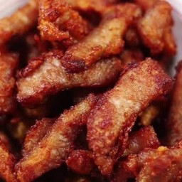 หมูเส้นทอดน้ำปลา