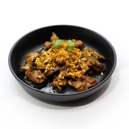 หมูกระเทียมพริกไทย