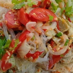 ยำวุ้นเส้นหมูยอ