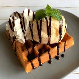 วาฟเฟิลไอศครีม