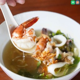 ข้าวต้มสองสหาย(กุ้ง+หมึก)