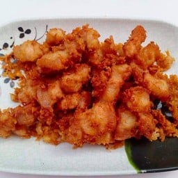 ร้านหมูทอดเจ๊ณี สาขา ริมสวน  (หมูทอดกระเทียมพริกไทย)