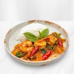 ข้าวกุ้งจัมโบ้ผัดฉ่า