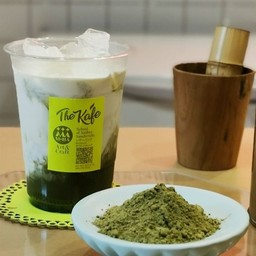 Vegan Iced Matcha Latte