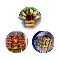 ปอเปี๊ยกุ้งสด ลูกชิ้นรสดี บาบีคิวรสแซ่บ by โหน่งกาแฟ