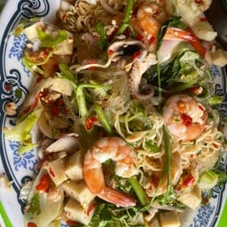 ยำมาม่า+วุ้นเส้น