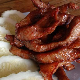 นมหมูทอด