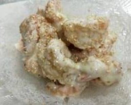 กุ้งซอสครีมสลัด