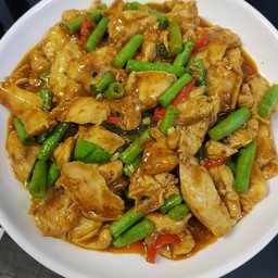 พริกแกงกับข้าว[เลือกเนื้อสัตว์ได้ค่ะ]