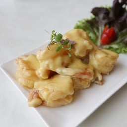 กุ้งผัดชีสและเนย