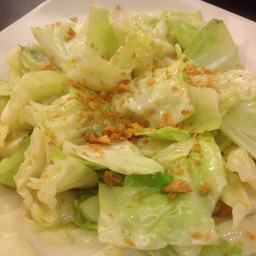 กะหล่ำปลีผัดน้ำปลา(กับข้าว)