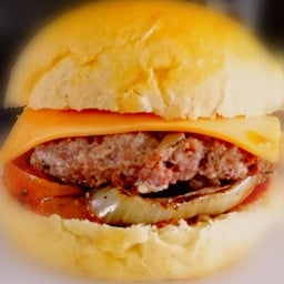 Beef cheese burger