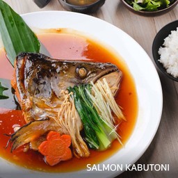 Salmon Kabutoni  เซ็ตหัวปลาแซลมอนต้มซีอิ๊ว Set