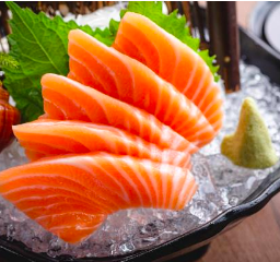 Salmon Sashimi  ซาซิมิปลาแซลมอน