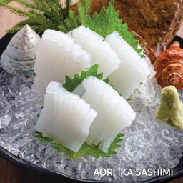 Aori Ika Sashimi ซาซิมิปลาหมึกหอมญี่ปุ่น