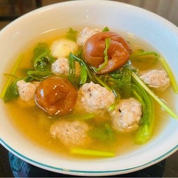 หมูสับต้มบ๊วย