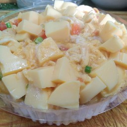 ข้าวไข่ข้นเต้าหู้ไข่