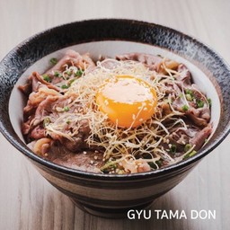 Gyu Tama Don  ข้าวหน้าเนื้อนิวซีแลนด์ และไข่ดองโชยุ