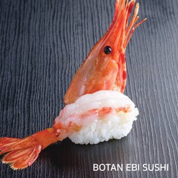 ซูชิหน้ากุ้งหวานดิบ
