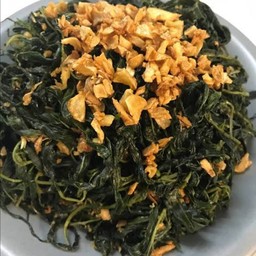 ใบปอผัดกระเทียม