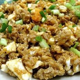 หมูสับผัดไข่เค็ม