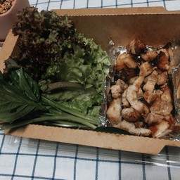 เมี่ยงหมูสามชั้นทอด