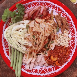 ตำถาด ปูปลาร้า