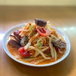 ส้มตำไทย-ปู