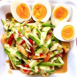 ตำแตงไข่ต้ม