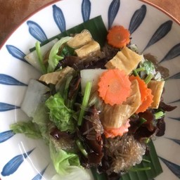 จับฉ่าย วุ้นเส้นผัดแห้งเจ