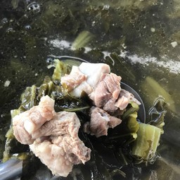 ต้มซี่โครงหมูผักกาดดอง