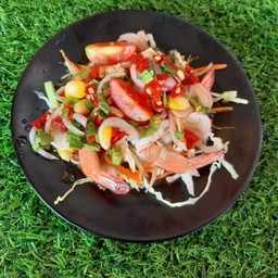 ยำกุ้ง (สุก)