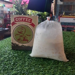 นมสดเย็น ถุงกระดาษ