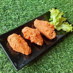ปีกกลางไก่ทอด 4 ชิ้น